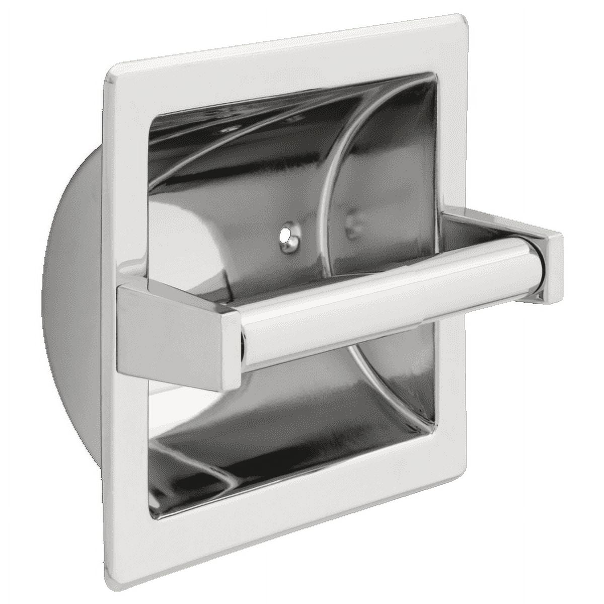 Delta 45072 Commercial Recessed Spring Rod Tissue Holder - Chrome