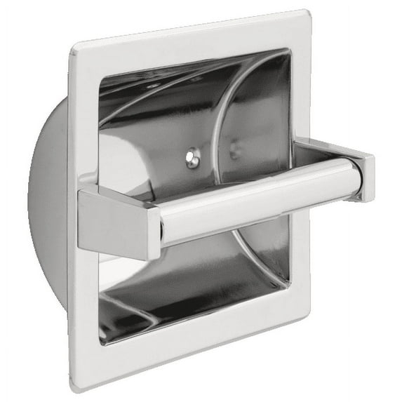 Delta 45072 Commercial Recessed Spring Rod Tissue Holder - Chrome