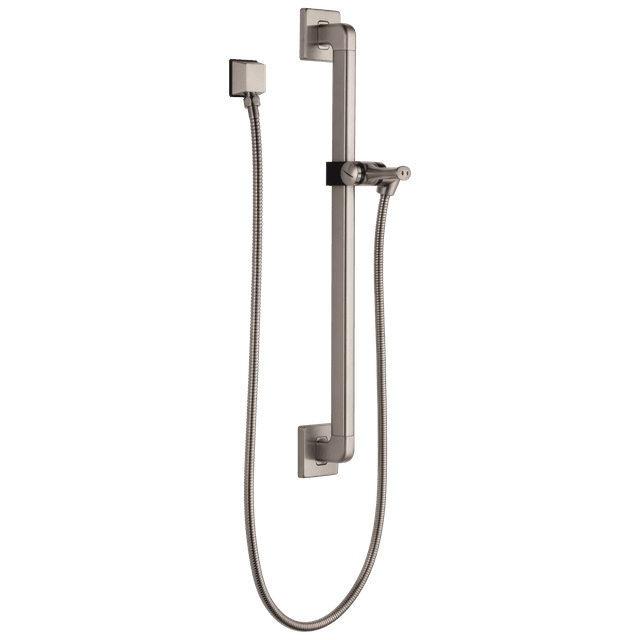 Universal Showering Components Adjustable Slide Bar and Grab Bar Shower Faucet
