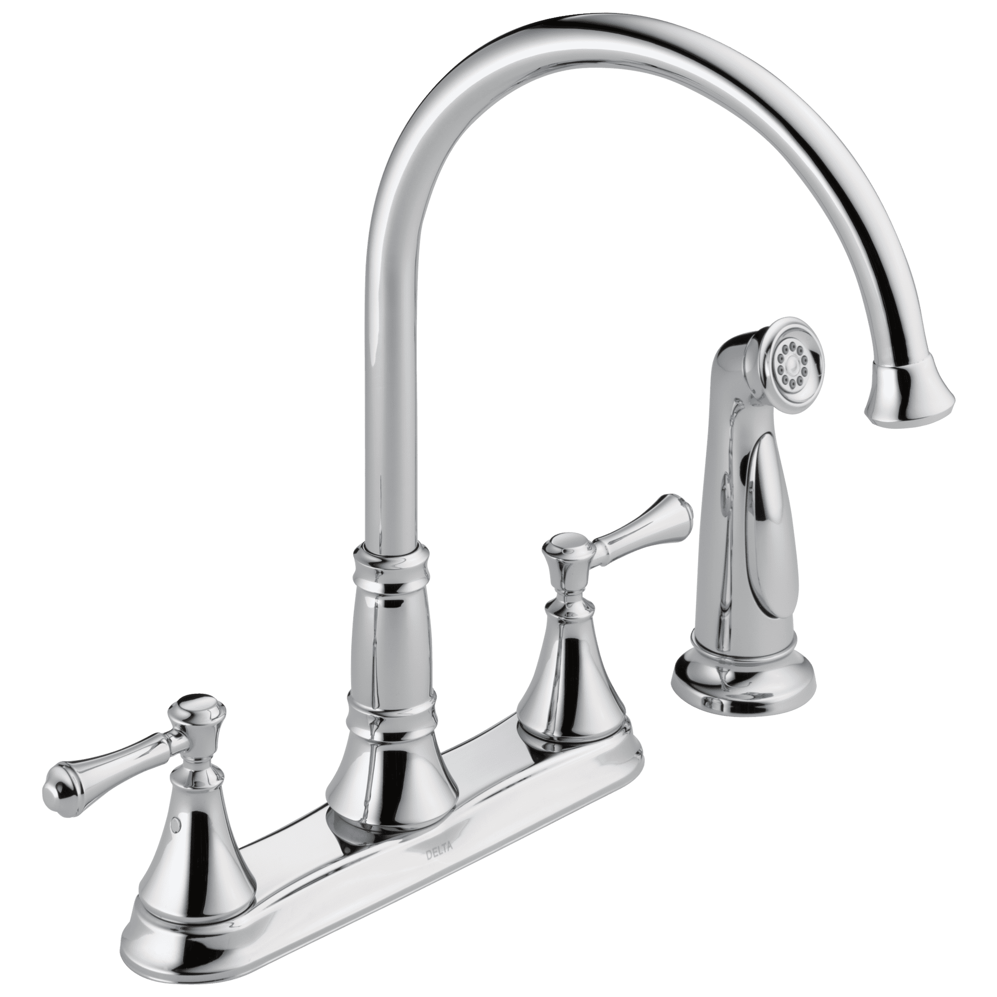 Cassidy Double Handle Kitchen Faucet with Side Spray