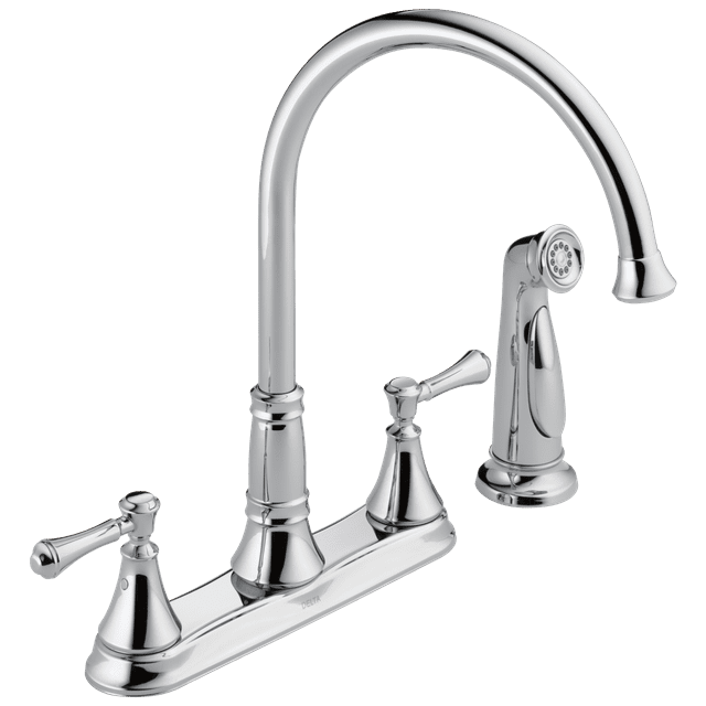 Cassidy Double Handle Kitchen Faucet with Side Spray