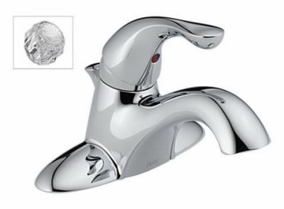 Delta Classic Chrome Single Handle Lavatory Pop-Up Faucet 4 in.