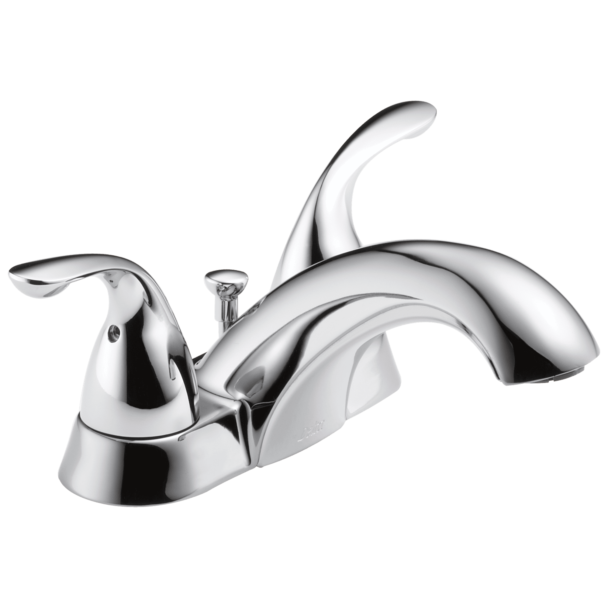 Classic Centerset Bathroom Faucet with Drain Assembly and Diamond Seal Technology