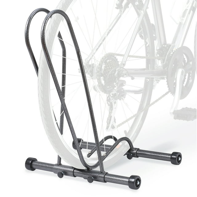 Delta Cycle Single Bike Stand Floor, Tool-Free Adjustable Rolling Floor Stand for Mountain, Fat Tire, Road Bikes, Freestanding Bike Stand For Garage Parking
