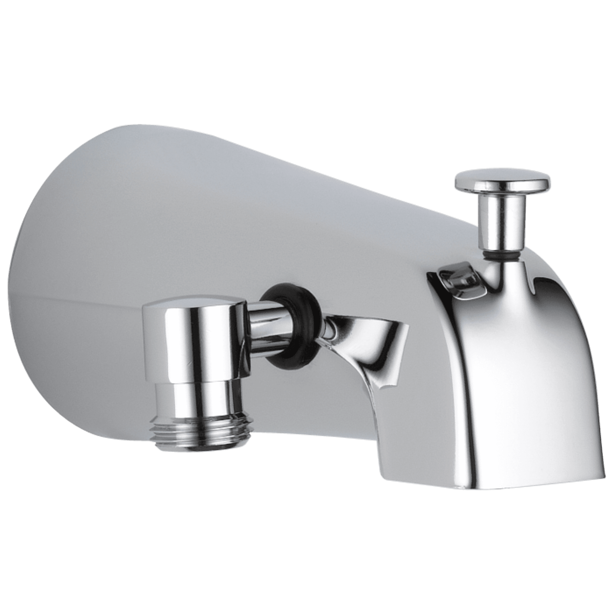 Delta U1072-PK Universal Showering Components Wall Mounted Tub Spout Trim with Diverter