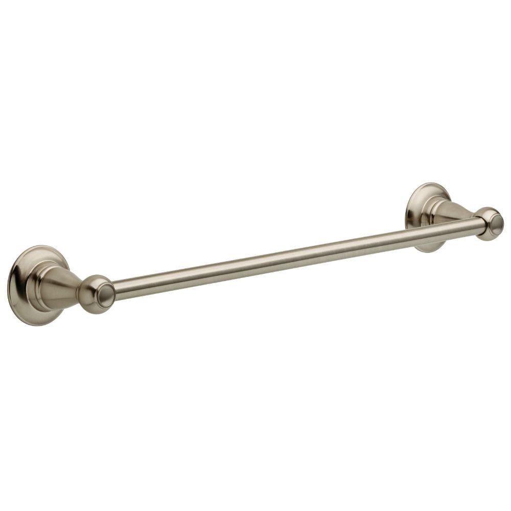 Delta Porter 18 in. Towel Bar in SpotShield Brushed Nickel PTR18-BN