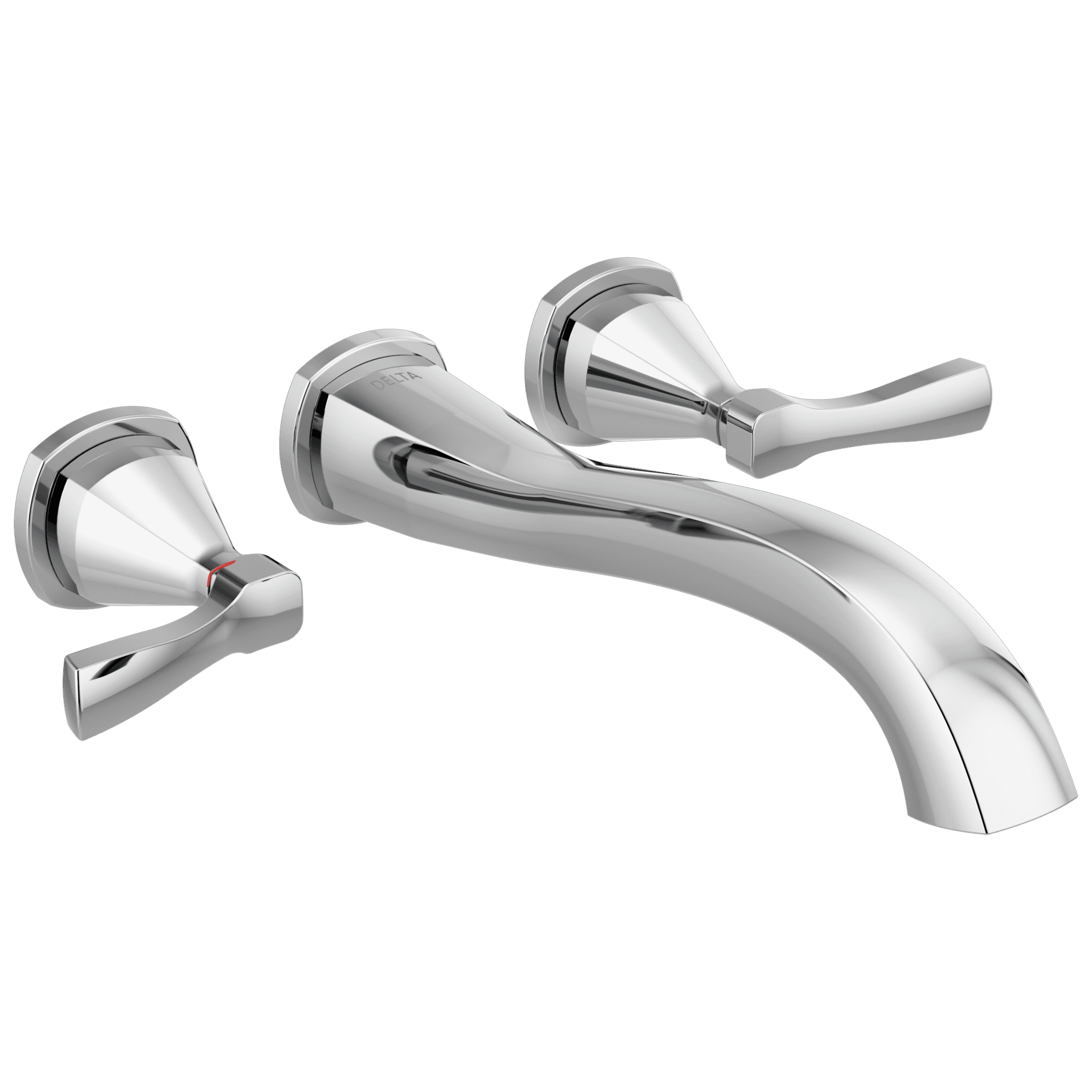 Stryke Double Handle Wall Mounted Tub Spout Trim
