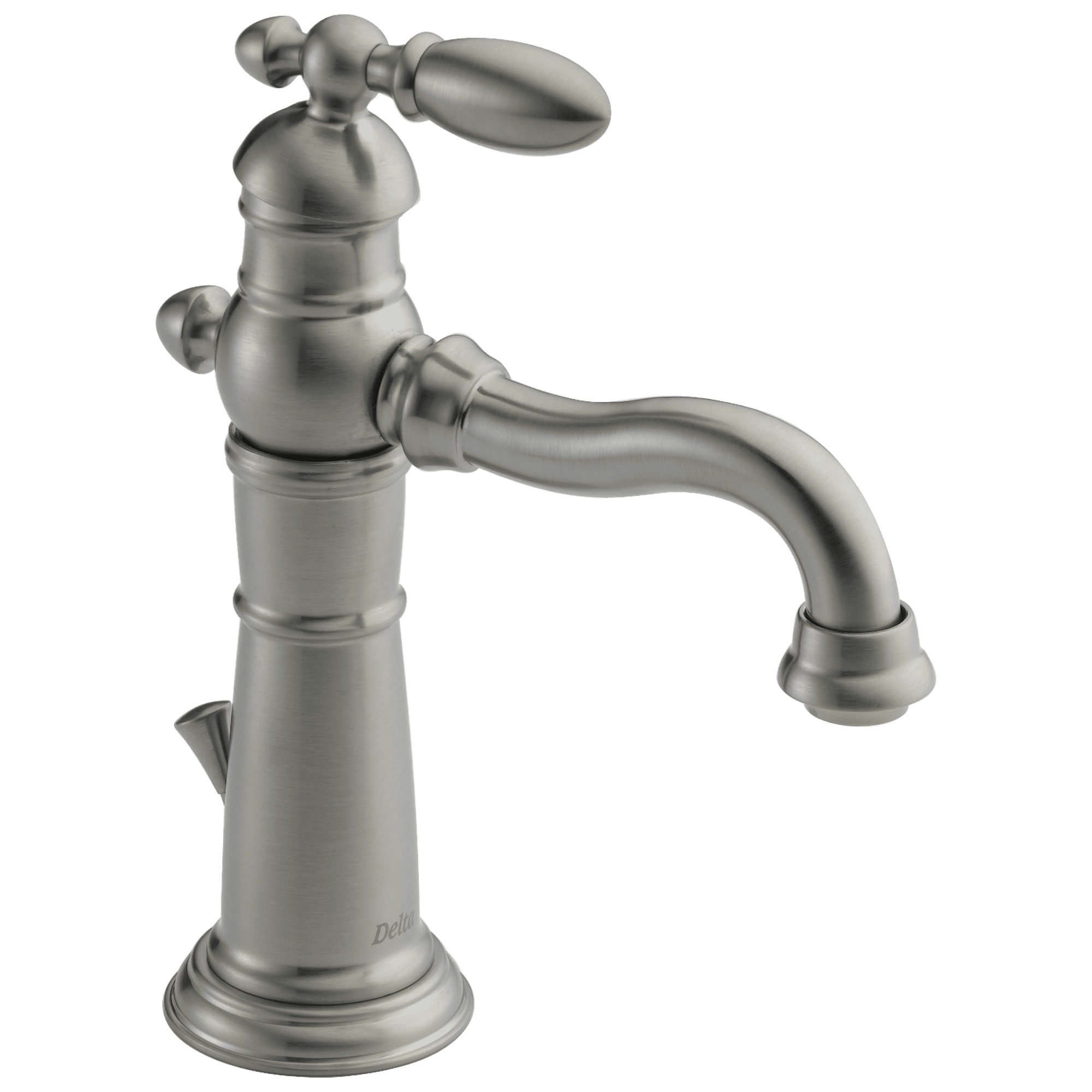 Victorian Single Hole Bathroom Faucet with Drain Assembly