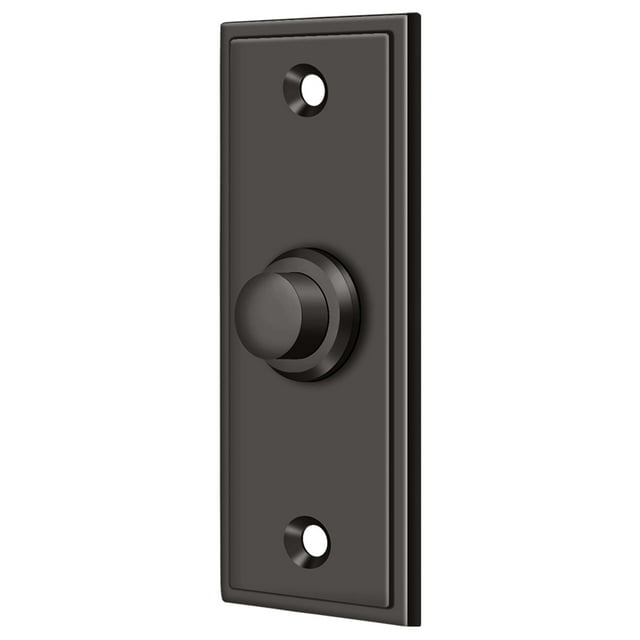 Deltana BBS333U10B Rectangular Contemporary Bell Doorbell Button