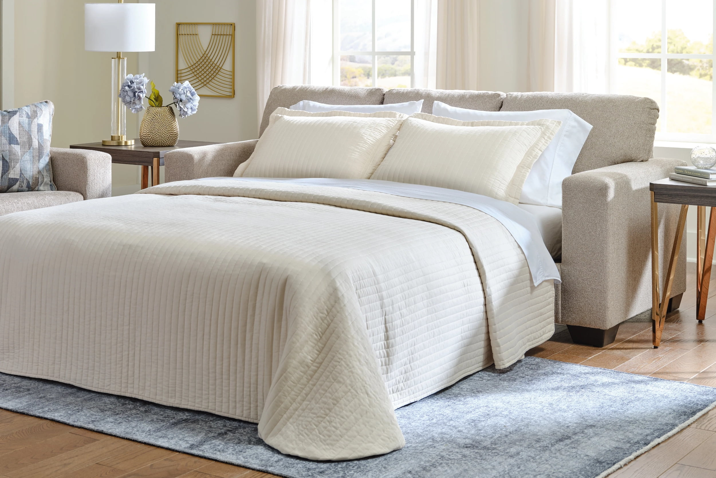 Ashley Furniture Deltona Brown Queen Sofa Sleeper