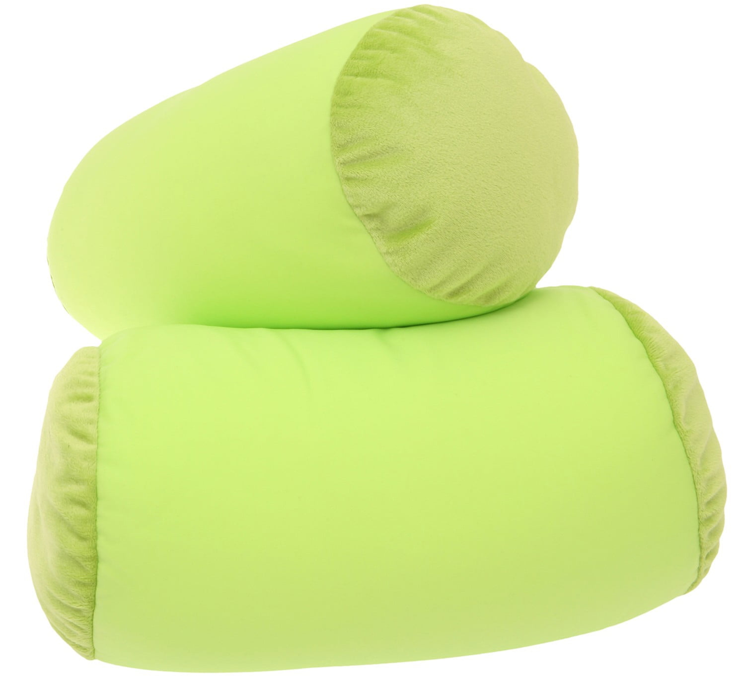 Deluxe Comfort Mooshi Squish Microbead Bed Pillow (14" x 7") ? Airy Squishy Soft Microbeads ? Eighteen Fun Bubbly Colors To Choose From ? Cuddly and Fun Dormroom Accessory ? Bed Pillow, Bright Green