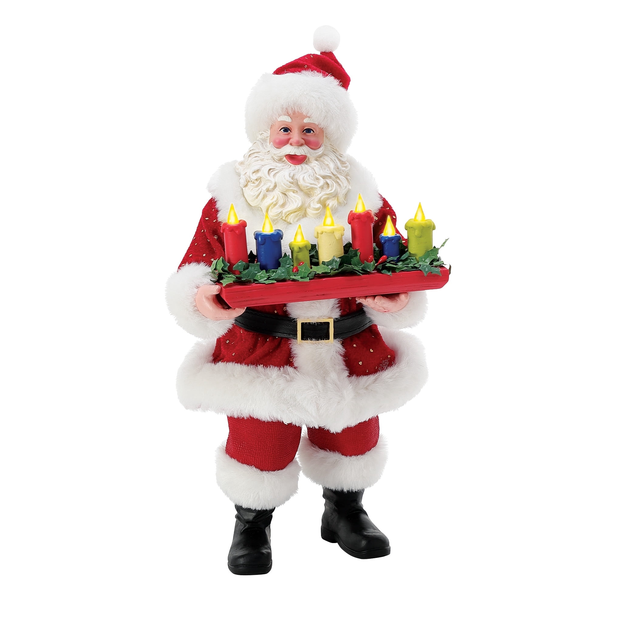 Possible Dreams Department 56 Possible Dreams Santa Claus All Aglow Christmas Figurine 10.5in H