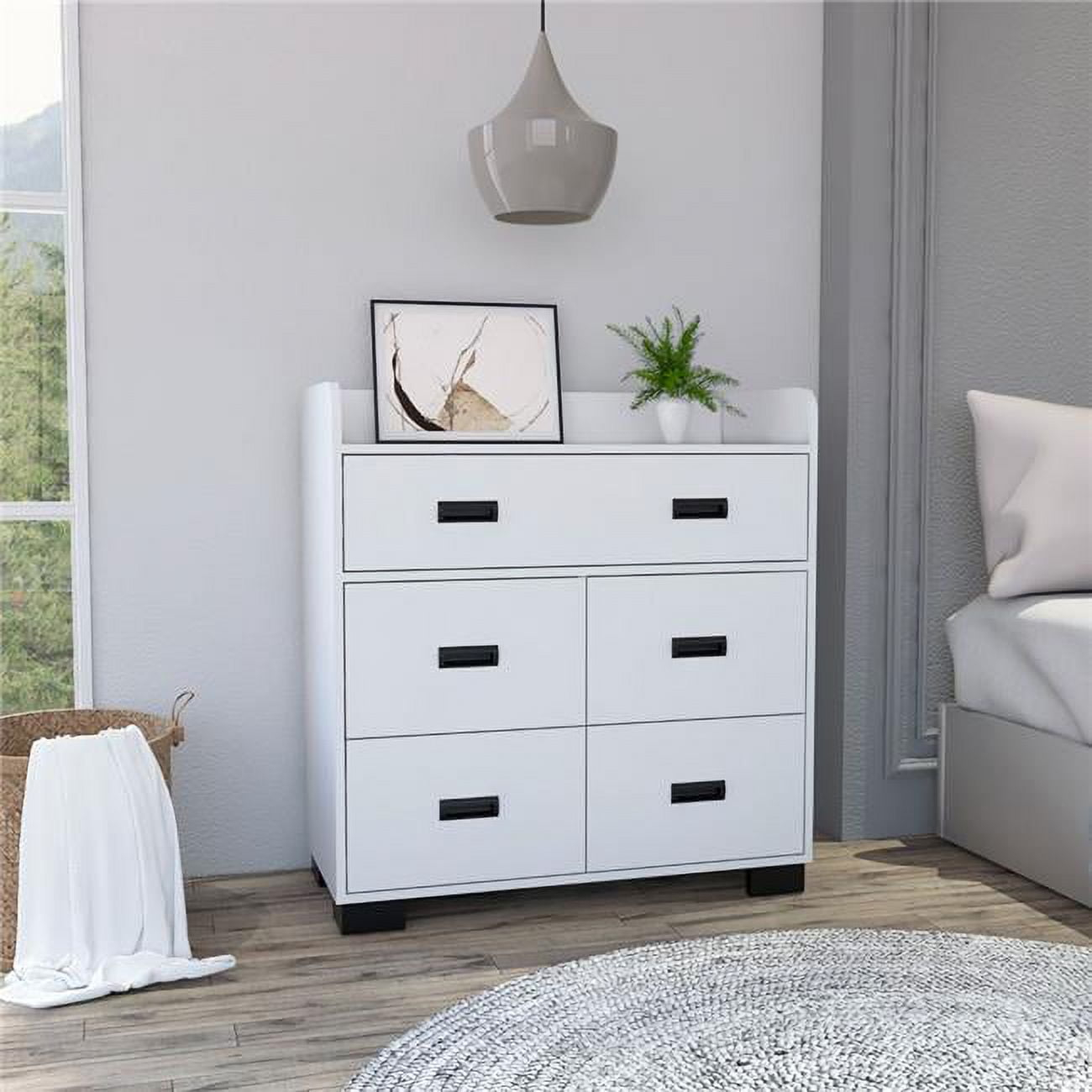 Depot E-Shop DE-CLB7154 Neptune Dresser, White