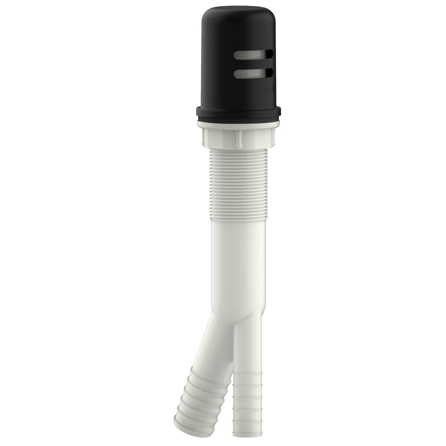 Design House 557702 Dish Washer Air Gap with Cover, Prevent Drain Water Back up, Matte Black