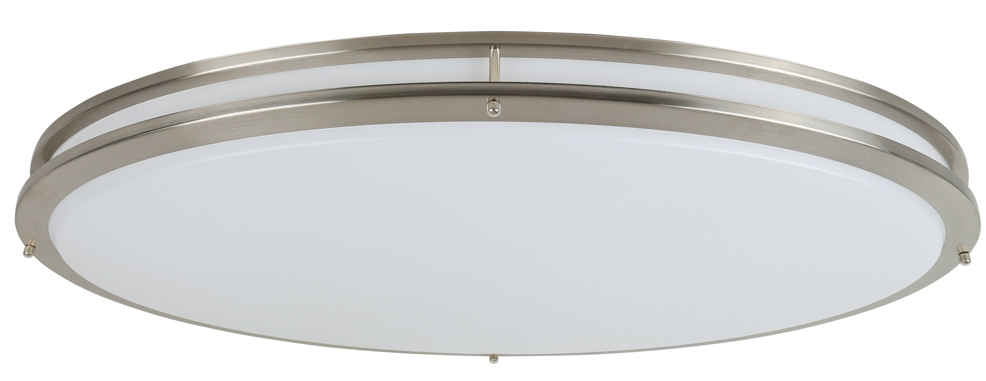 Design House, 587261 32-inch LED Ceiling Light, Dimmable, Bed Hall Kitchen Entry, Brushed Nickel