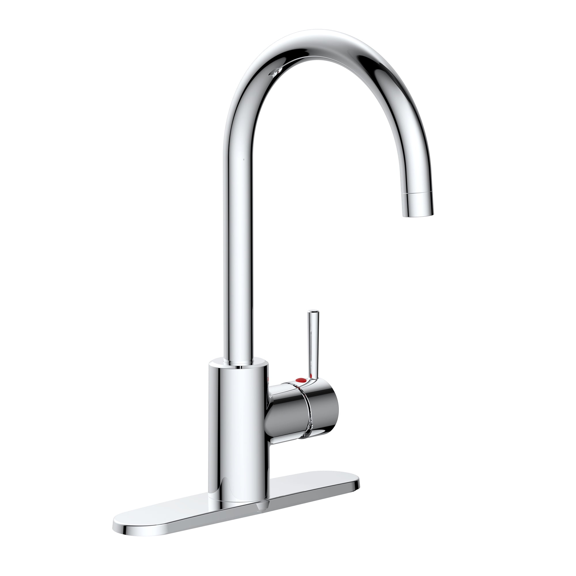 Design House 595660 Eastport II Modern Single-Handle Faucet for Kitchen in Polished Chrome
