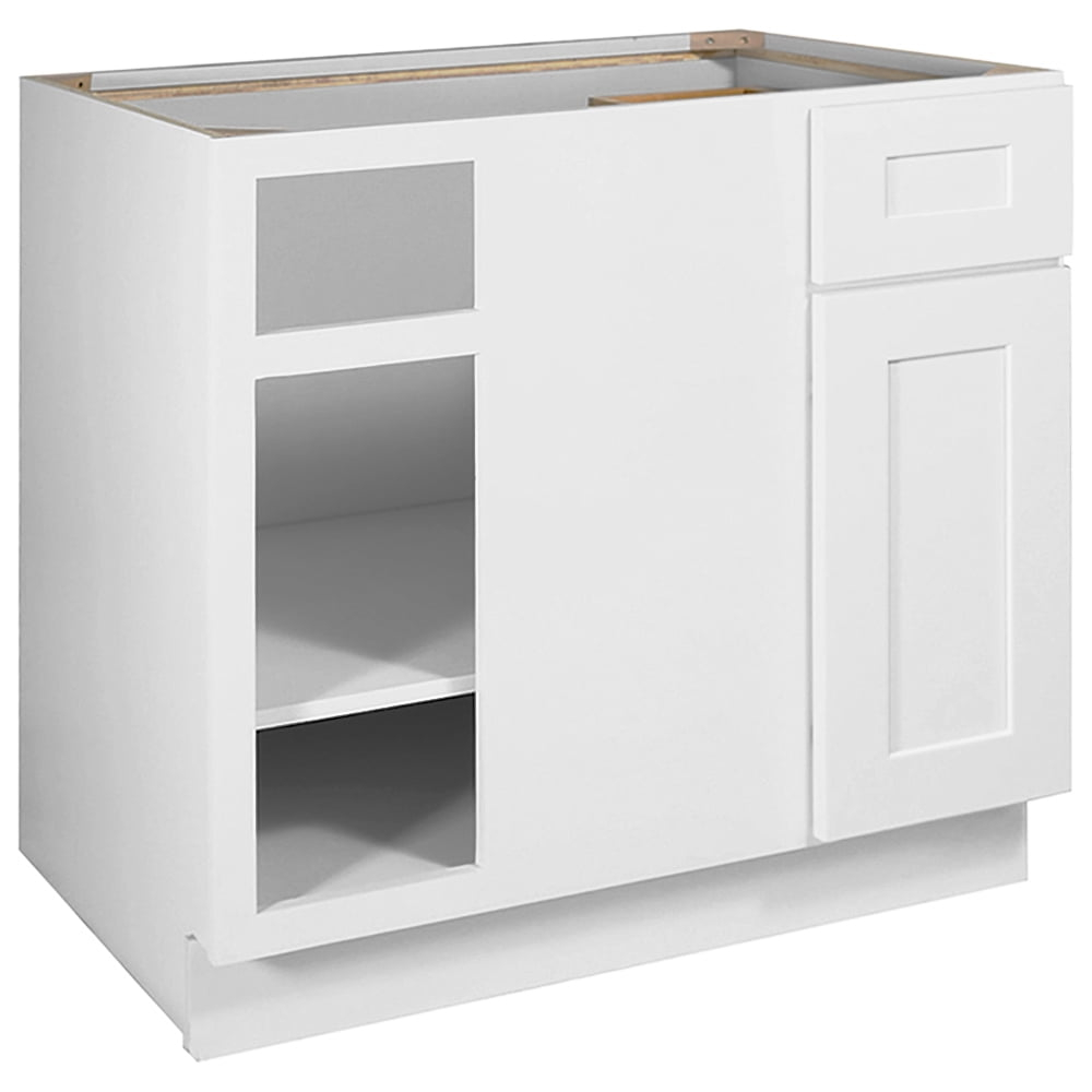 Design House 613323 Brookings Fully Assembled Shaker Style Blind Base Kitchen Cabinet 36x34.5x24, White