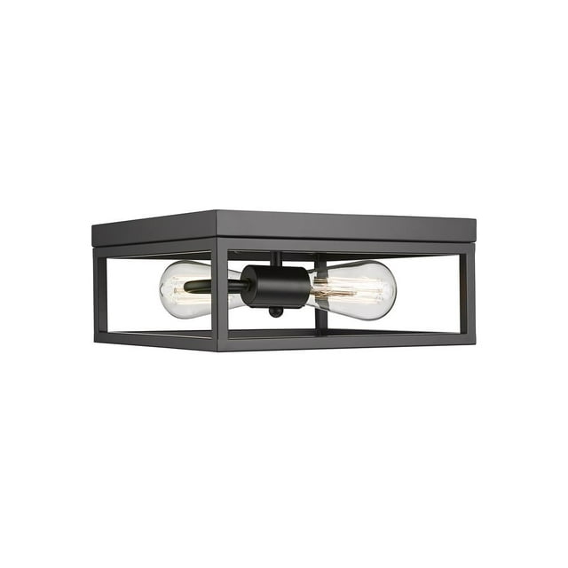 Bethel International Flush Mount Black  Iron