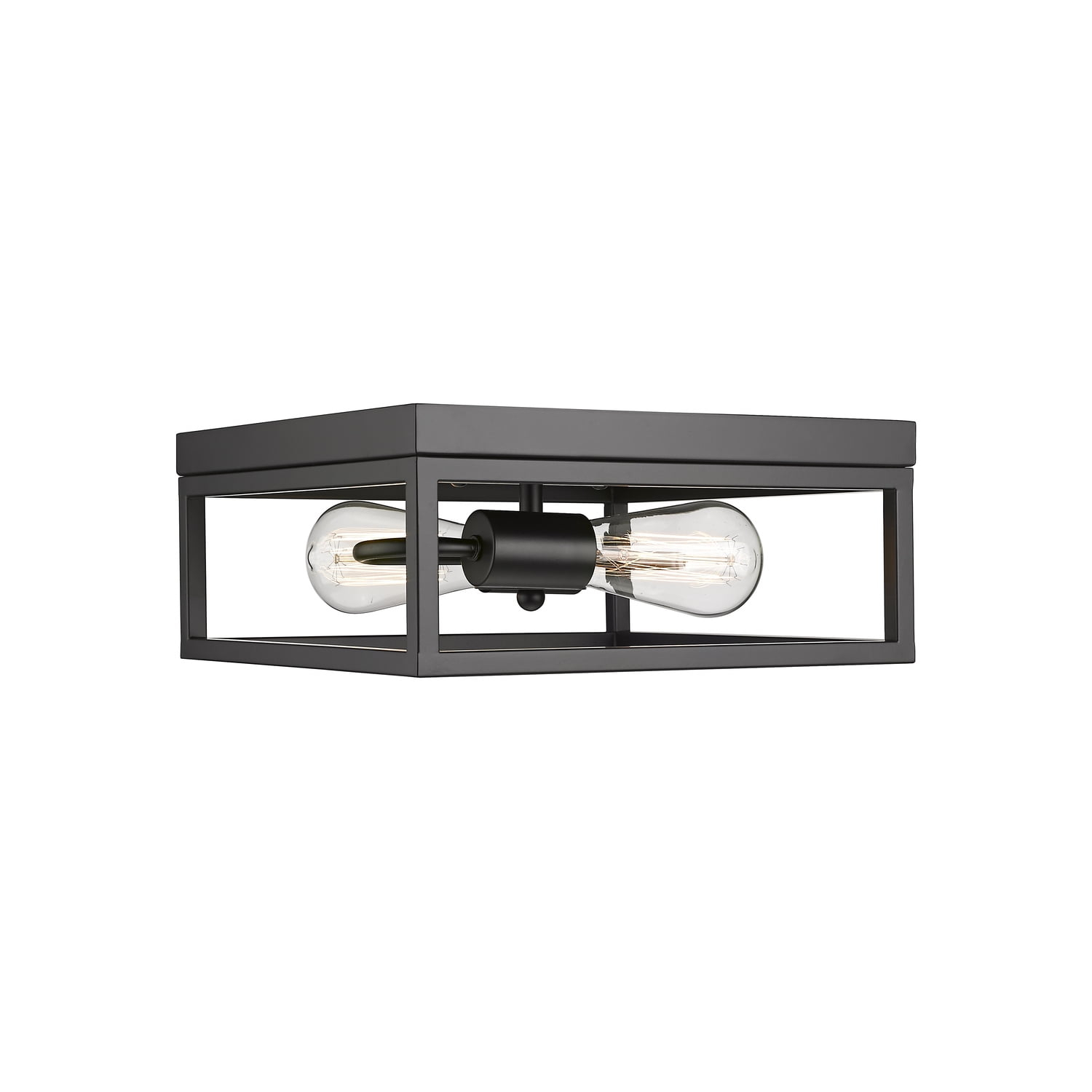Bethel International Flush Mount Black  Iron