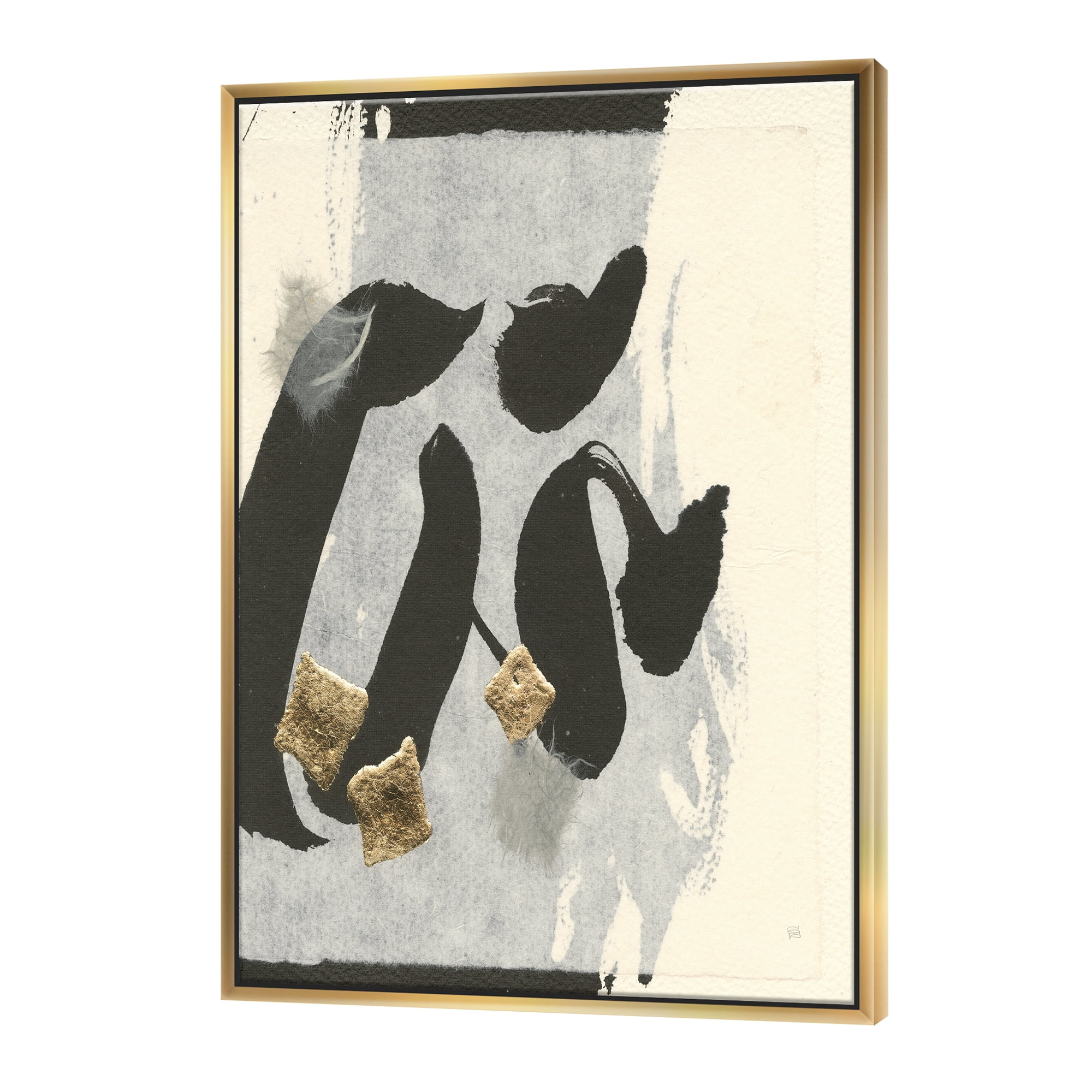 Designart ' Glam Collage I ' Modern & Contemporary Framed Canvas