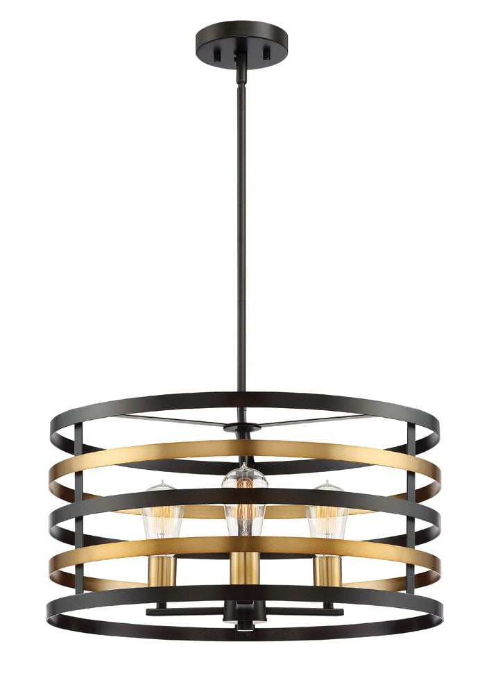 Designers Fountain 92933-AB Mya 3 Light Pendant in Antique Bronze
