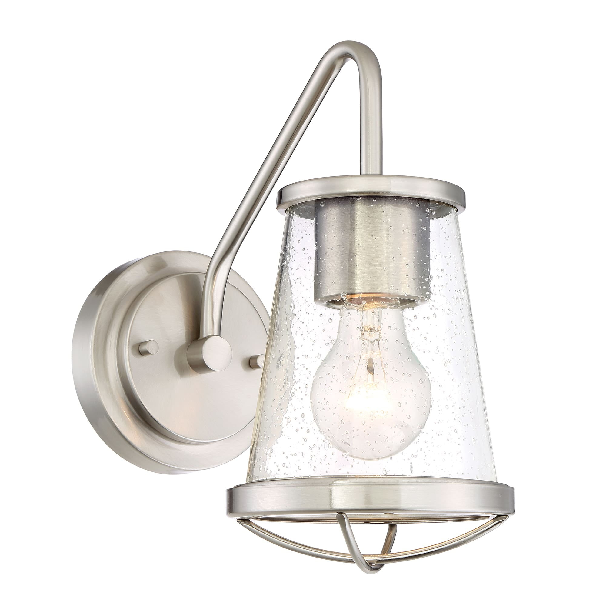 Designers Fountain Darby Satin Platinum Wall Sconce, 87001-SP