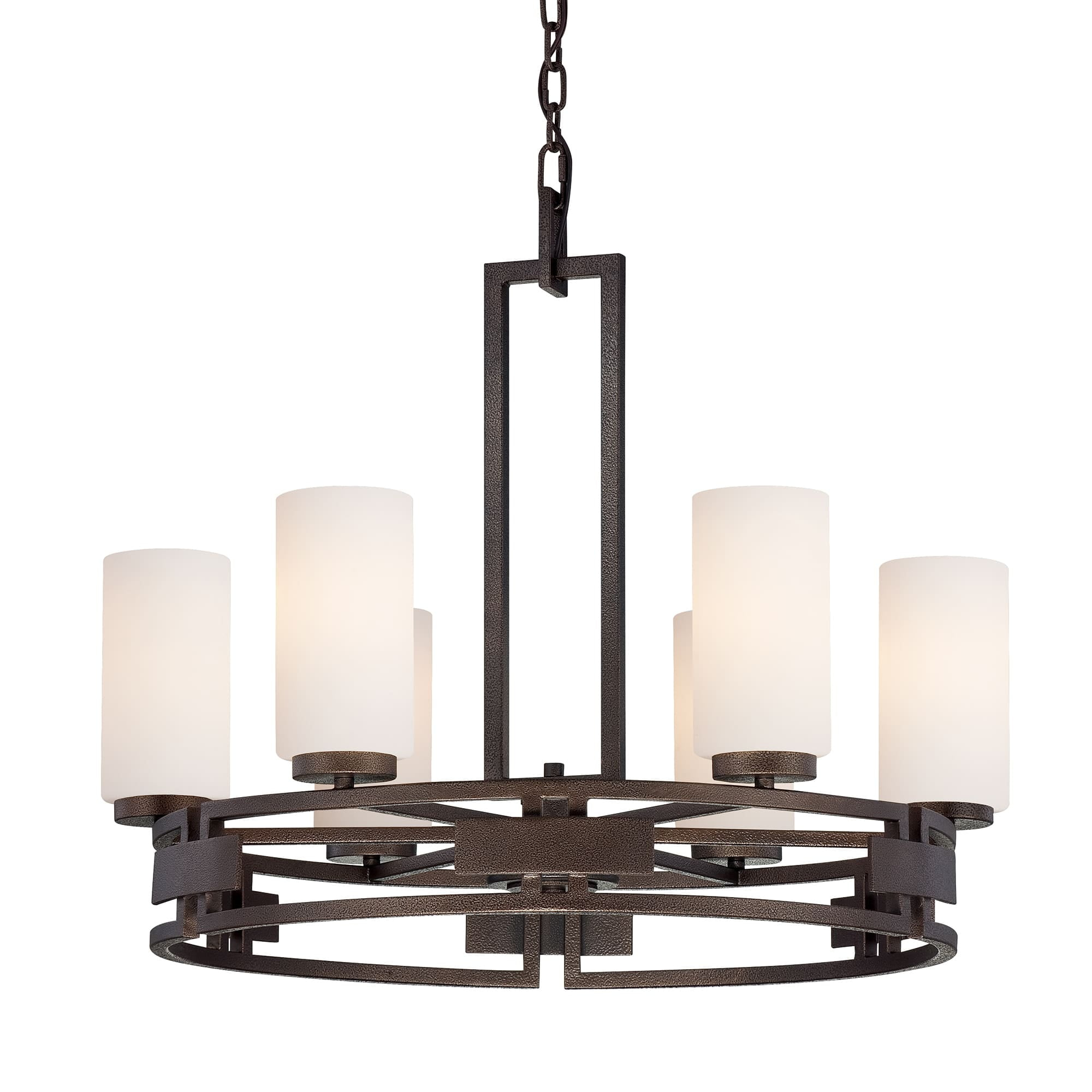 Designers Fountain Del Ray Flemish Bronze 6 Light Chandelier, 83886-FBZ
