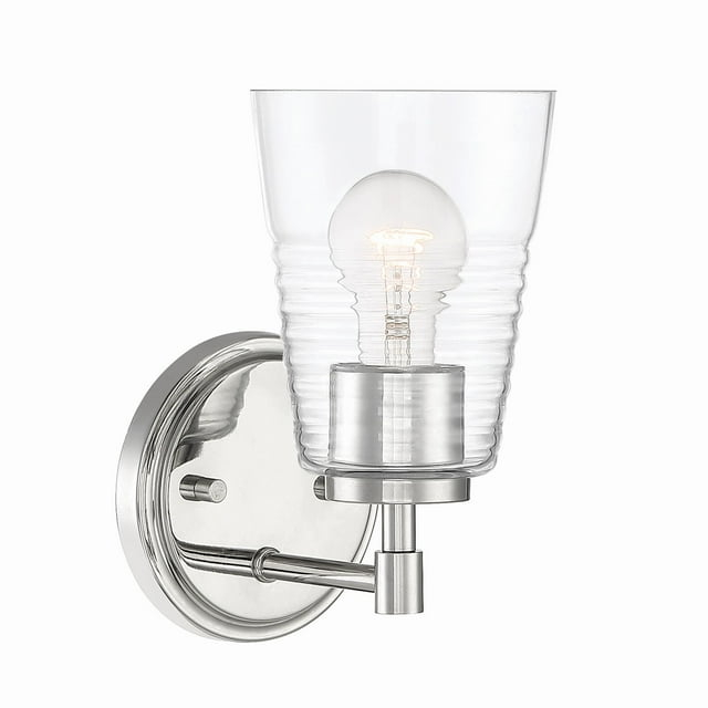Designers Fountain Ingo Polished Nickel 1 Light Wall Sconce, D230M-1B-PN