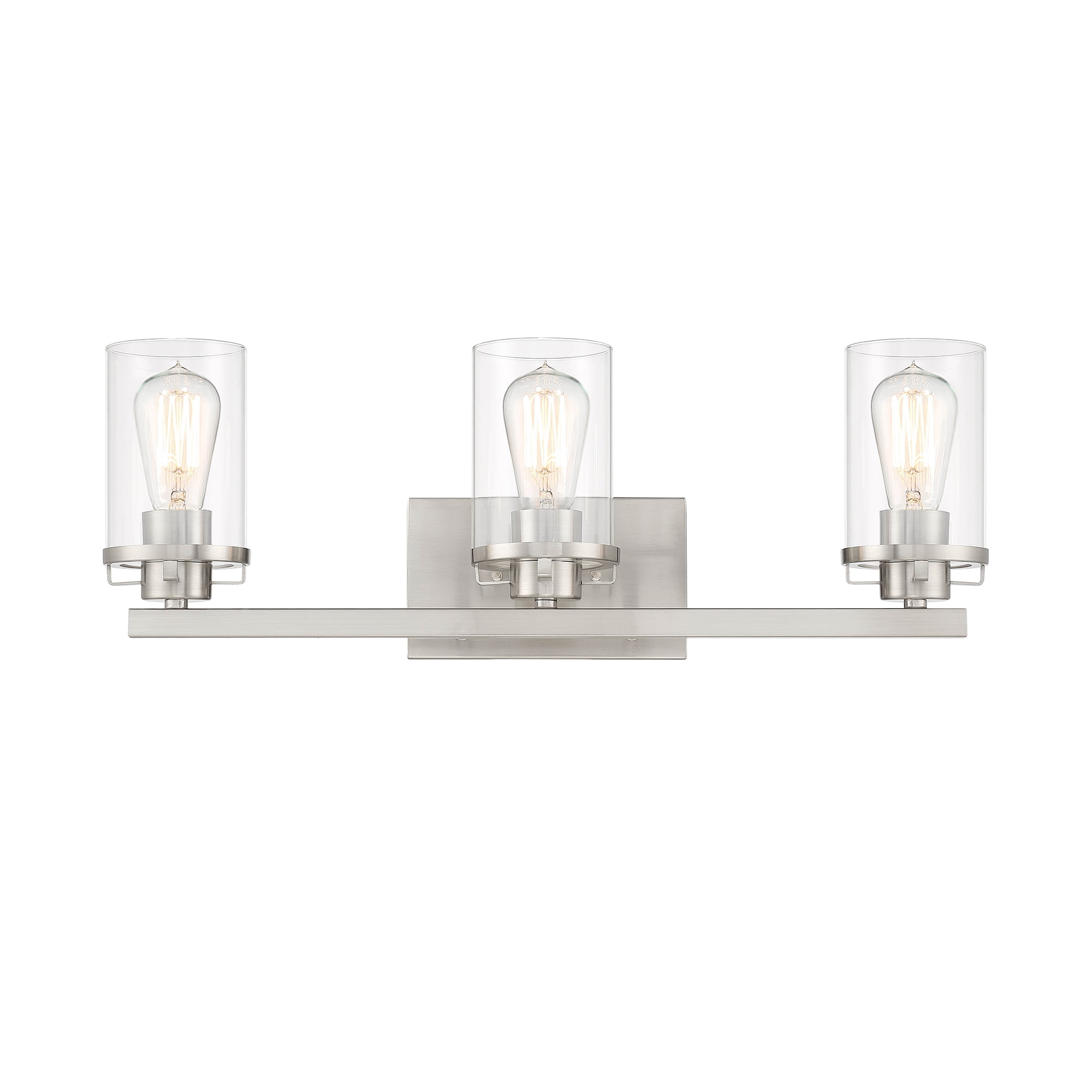 93303-BN-Designers Fountain-Jedrek - 3 Light Bath Vanity In Industrial Style-8.25 Inches Tall and 24 Inches Wide