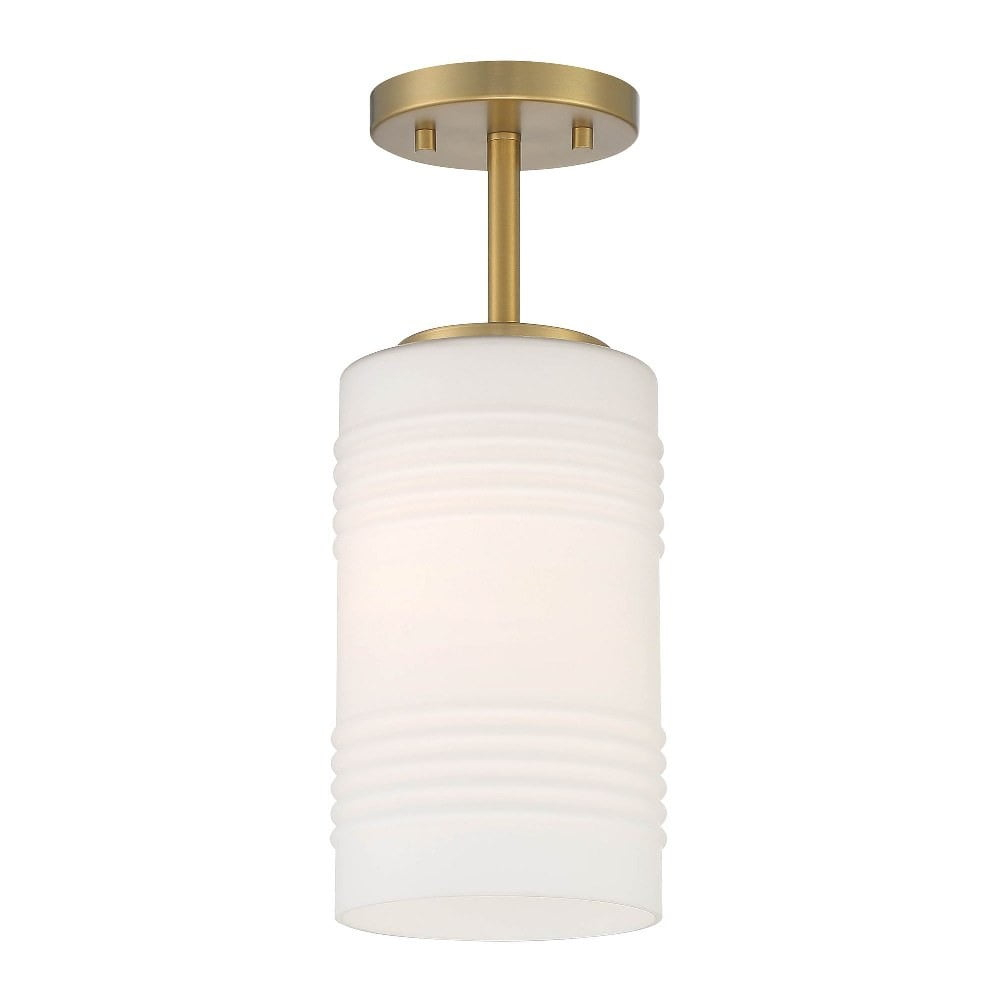 Designers Fountain Leavenworth 1 Light Brushed Gold SF Convertible, D257M-SF-BG