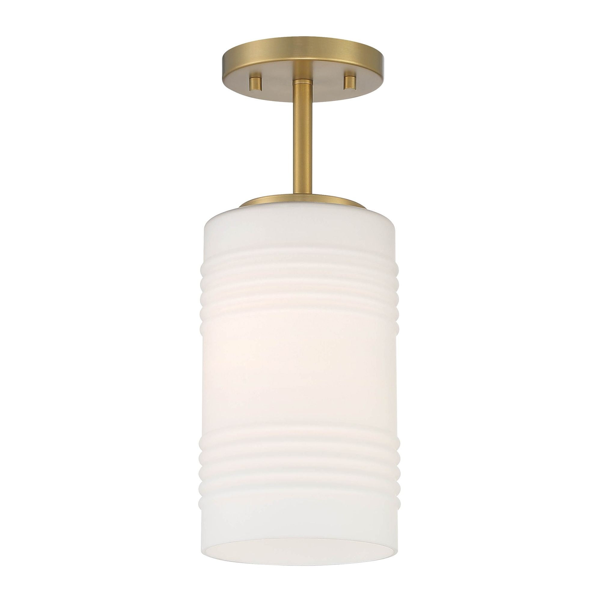 Designers Fountain Leavenworth 1 Light Brushed Gold SF Convertible, D257M-SF-BG