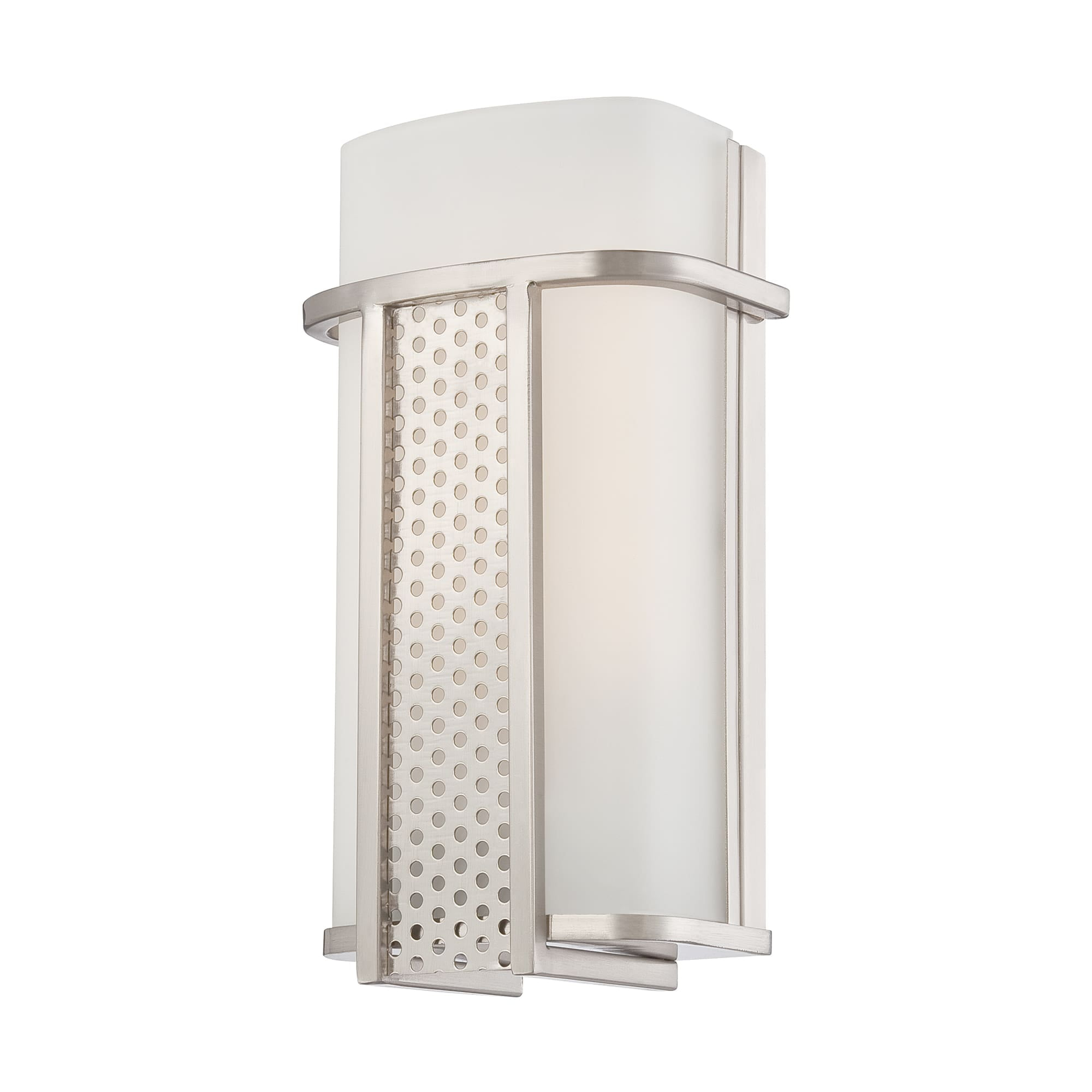 Designers Fountain Lucern Satin Platinum LED Wall Sconce, LED6050-SP