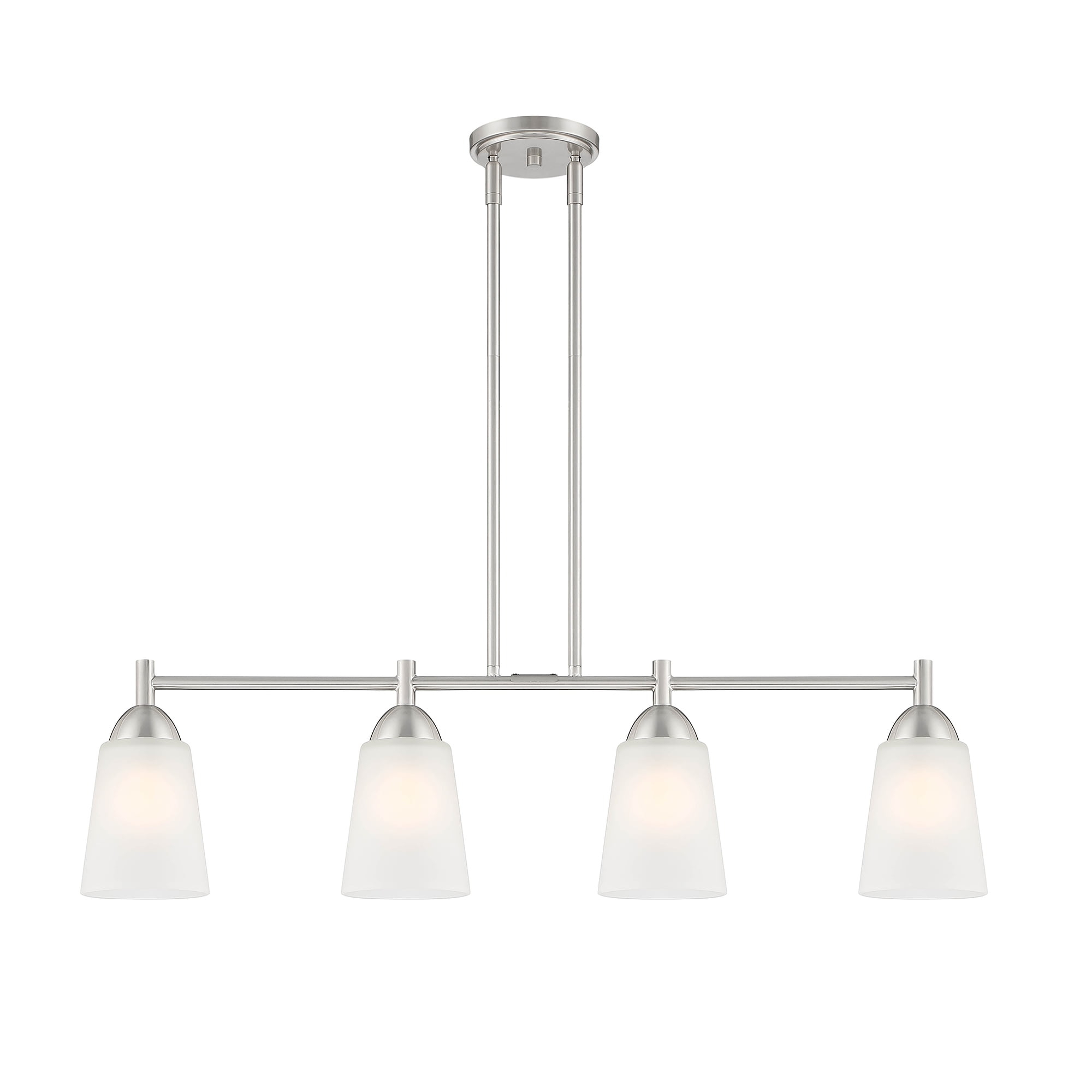 Designers Fountain Malone 4 Light Brushed Nickel Island Pendant, D267M-IS-BN