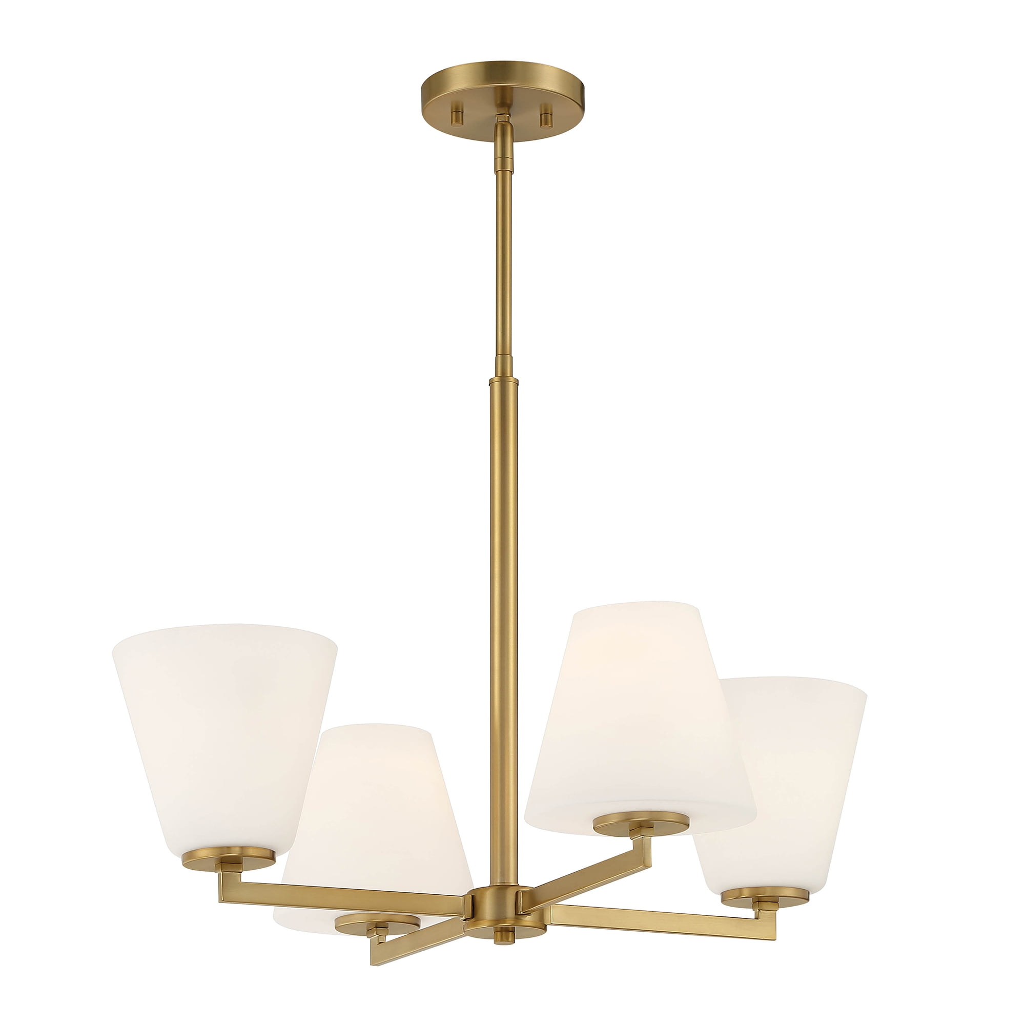 Designers Fountain Palmyra 4 Light Brushed Gold Chandelier, D255M-4CH-BG