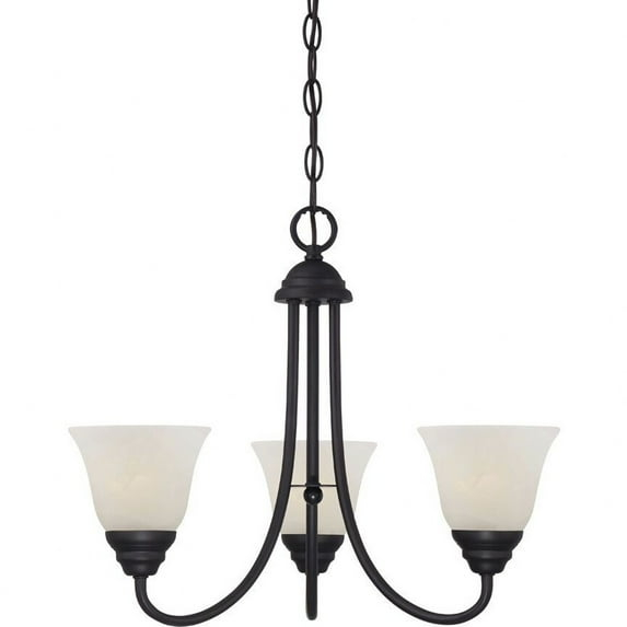 Kendall 3-Light Oil Rubbed Bronze Transitional Classic Chandelier for Dining Areas with No Bulbs Included