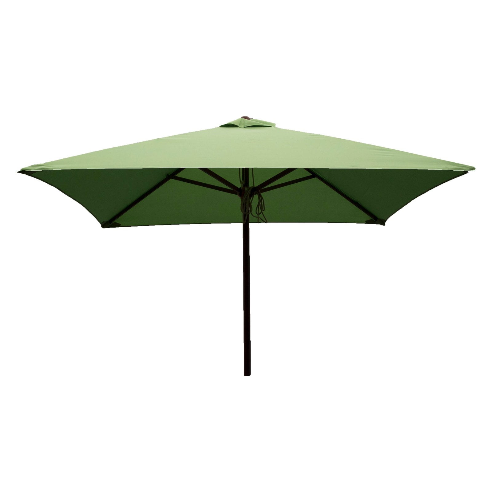 DestinationGear Classic Wood 6.5' Square Patio Umbrella, Lime