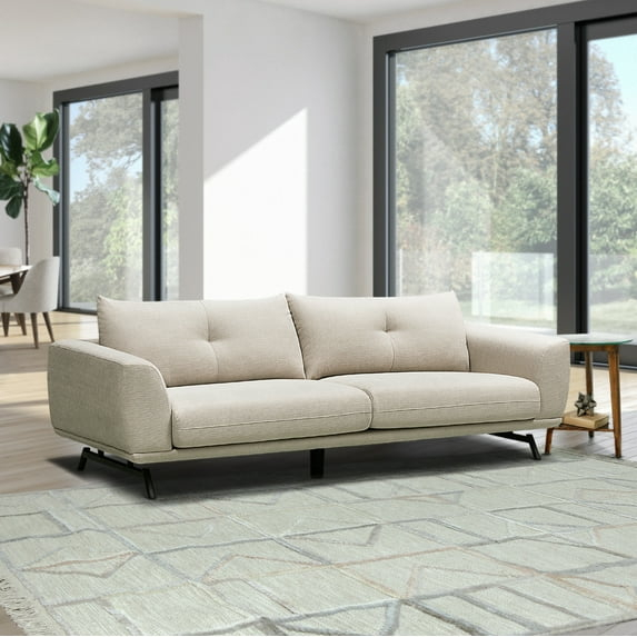 Devon & Claire Betty Fabric Sofa, Cream