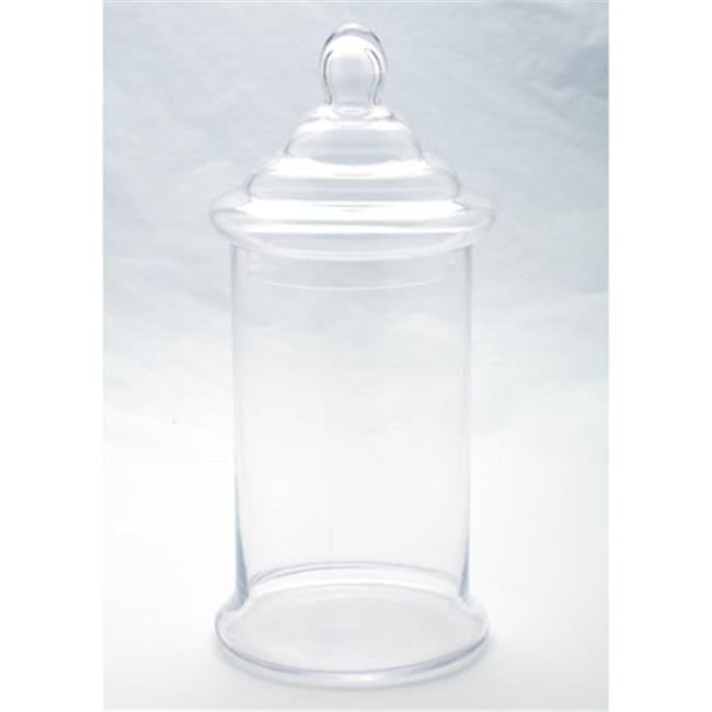Diamond Star 64080 16.5 x 7.5 in. Glass Jar, Clear