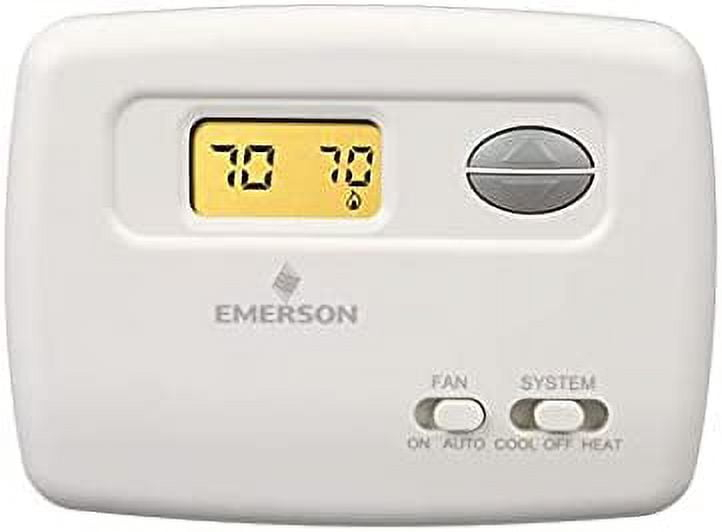 Digital Thermostat White Rodgers 1F78-144 70-Series Single Stage NonProgrammable