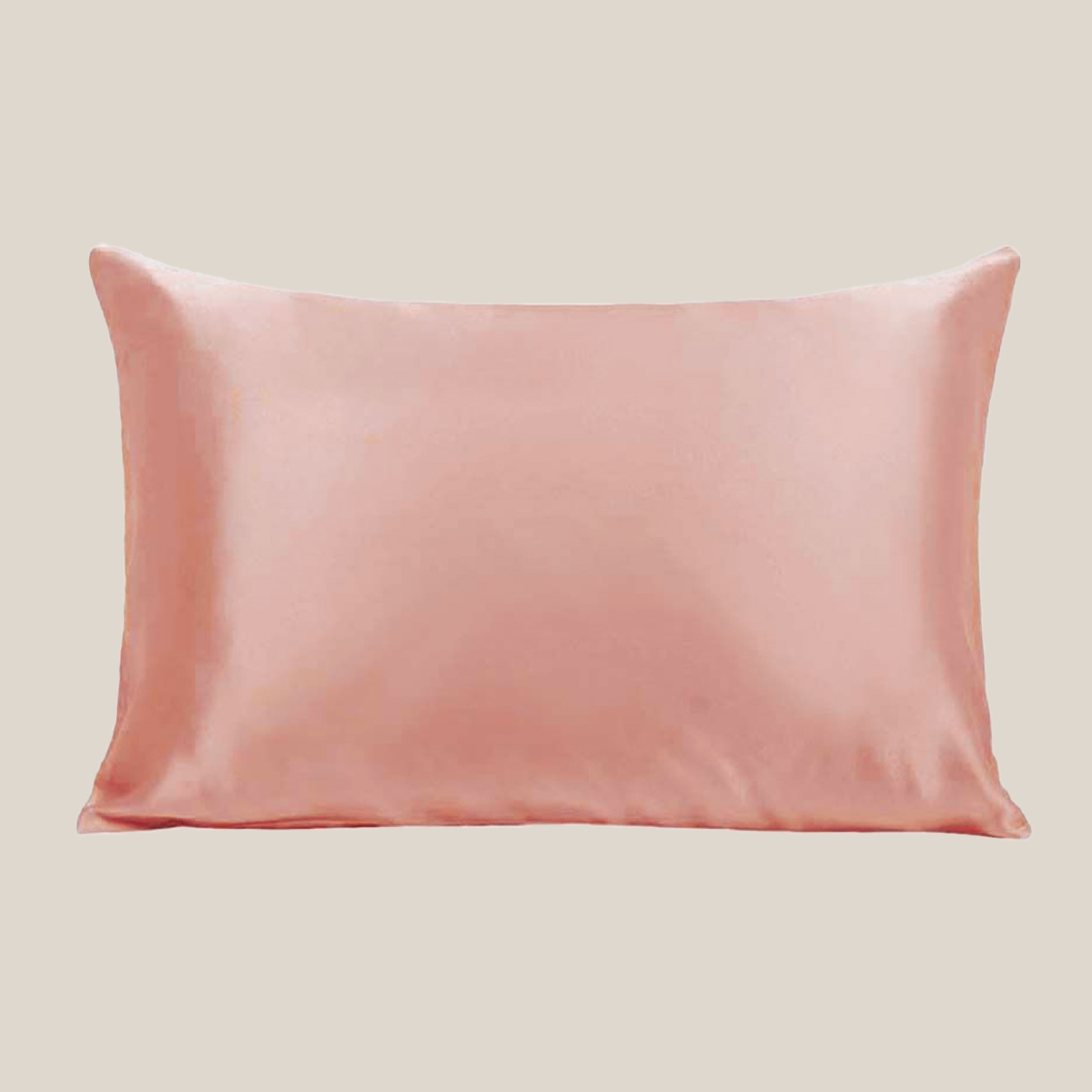 Discover Night LLC SHINE Satin Pillowcase - Super Soft Pillow Covers Blush - Standard
