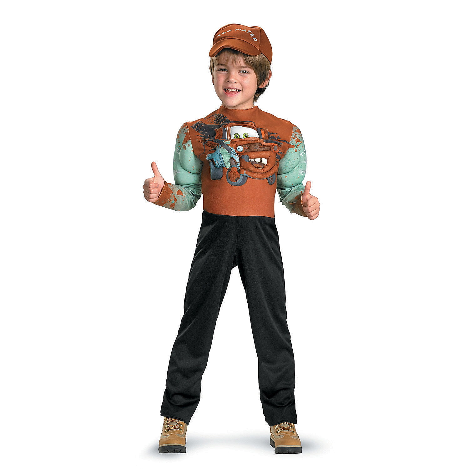 Boys' Cars 2 Tow Mater Classic Muscle Costume - Size 4-6 - Black