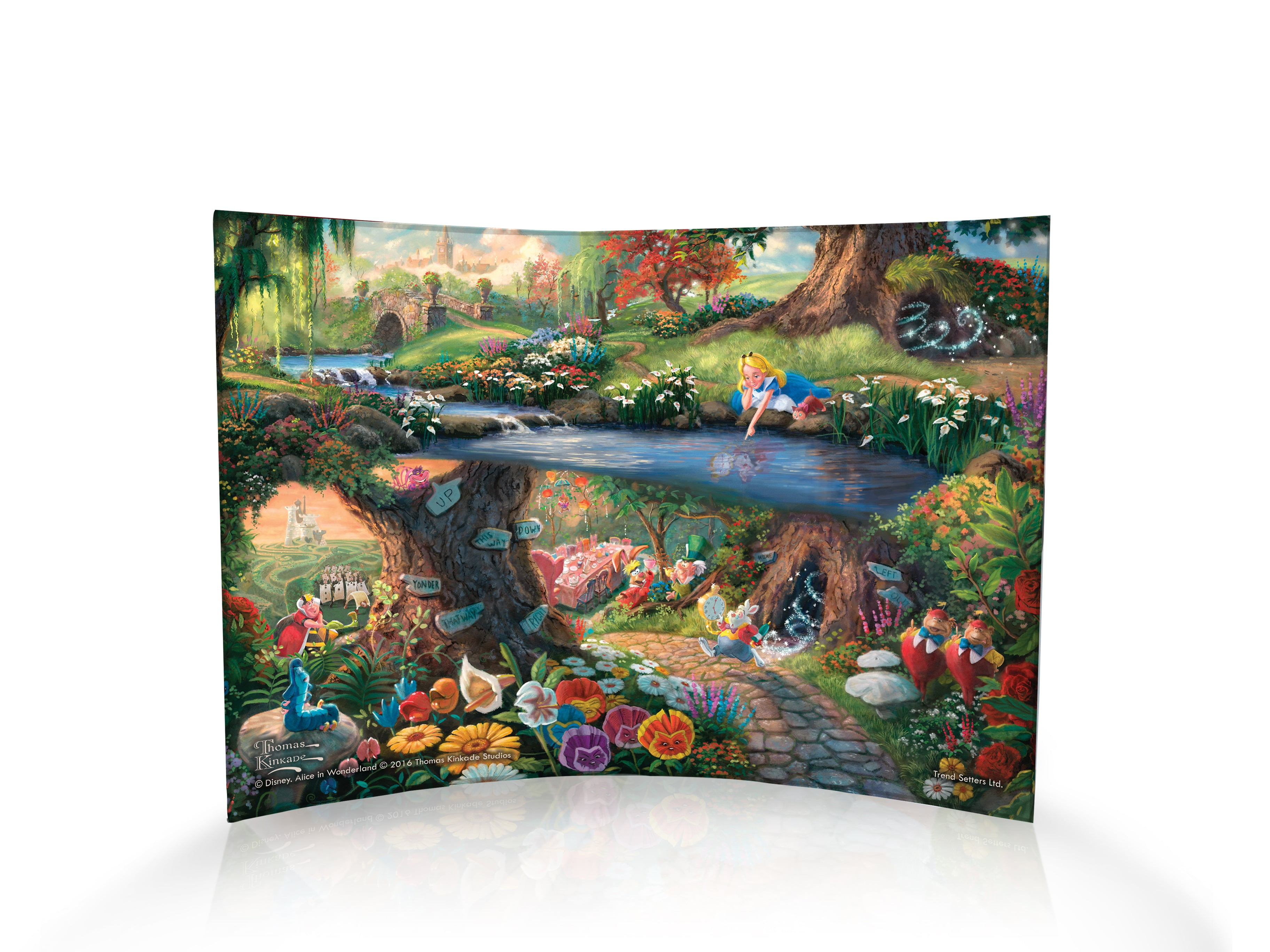 Trend Setters Disney Alice in Wonderland Curved Acrylic Print