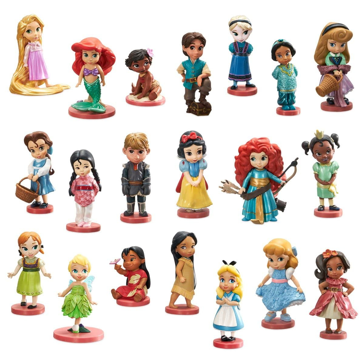 Disney 2022 Animators Collection 20-Piece PVC Mega Figurine Playset