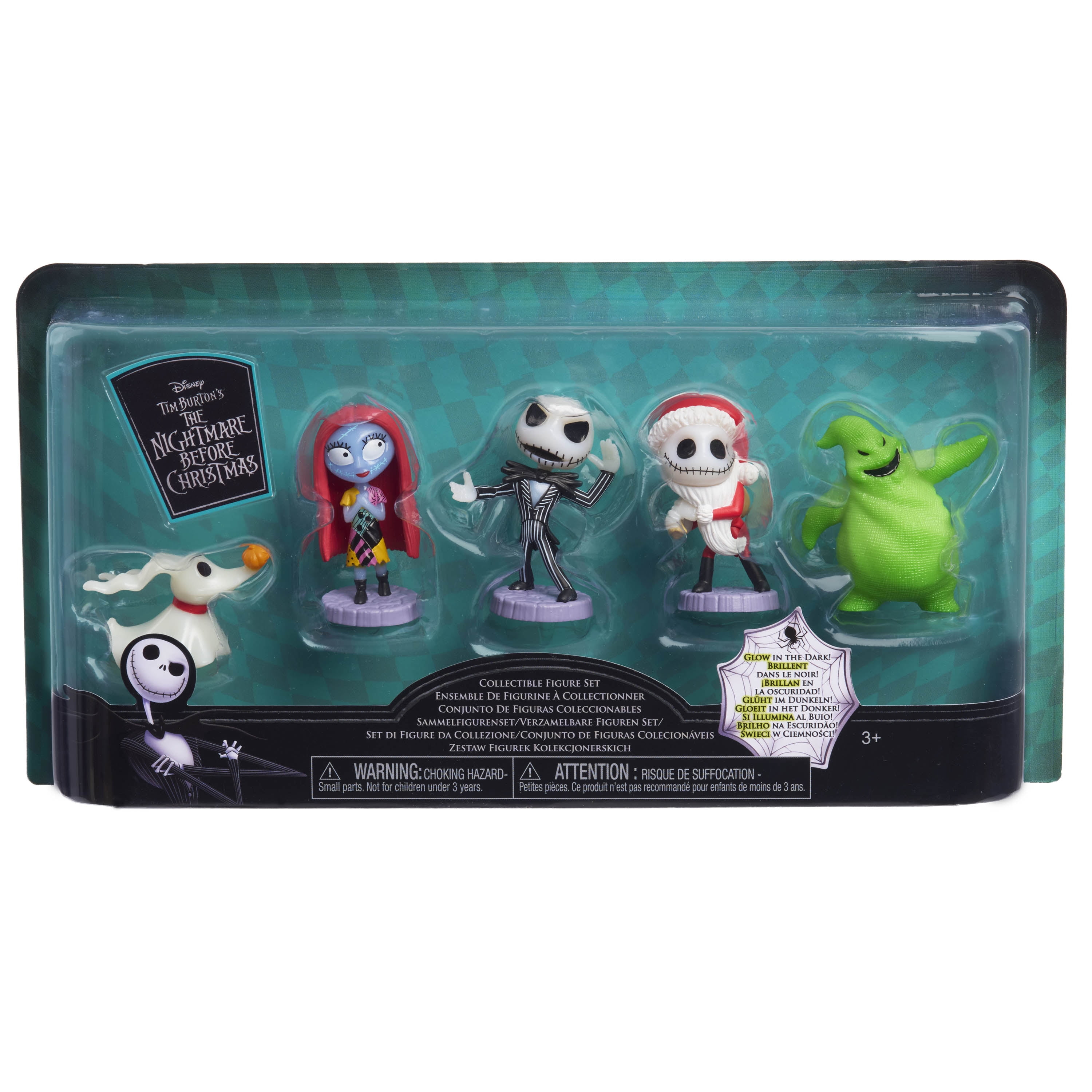 Disney Tim Burton's The Nightmare Before Christmas Collectible Figure Set, 2.5-inch Figurines