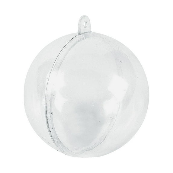 Do It Yourself Clear Ornament 12 Pc - Craft Kits - 12 Pieces