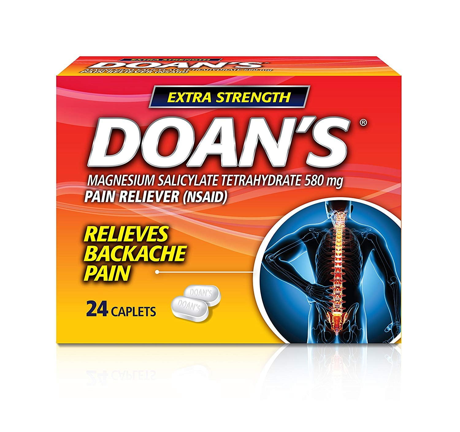 Extra Strength Pain Reliever Caplets for Joint and Muscle Pain