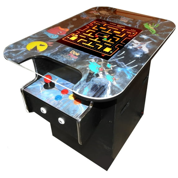 60 Classic Retro Games Cocktail Arcade Machine for Home or Work - Full Size - 2-Player