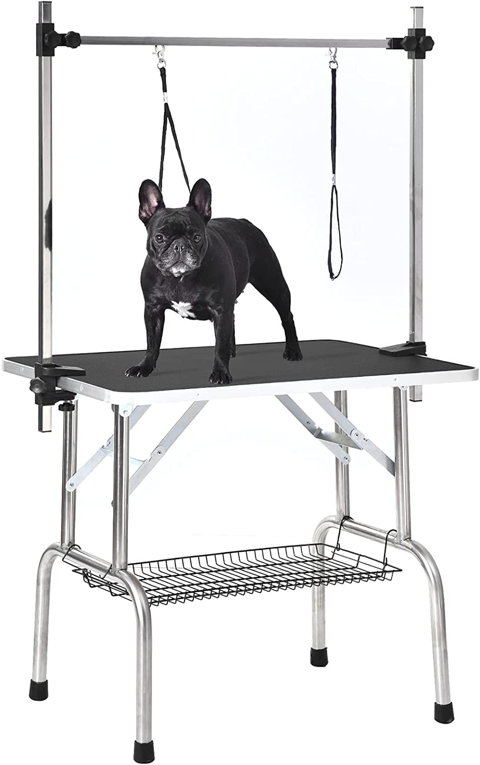 Grooming Table for Dogs at Home, Professional Dog Grooming Table Adjustable, Folding Pet Grooming Table Portable, Black, 36"