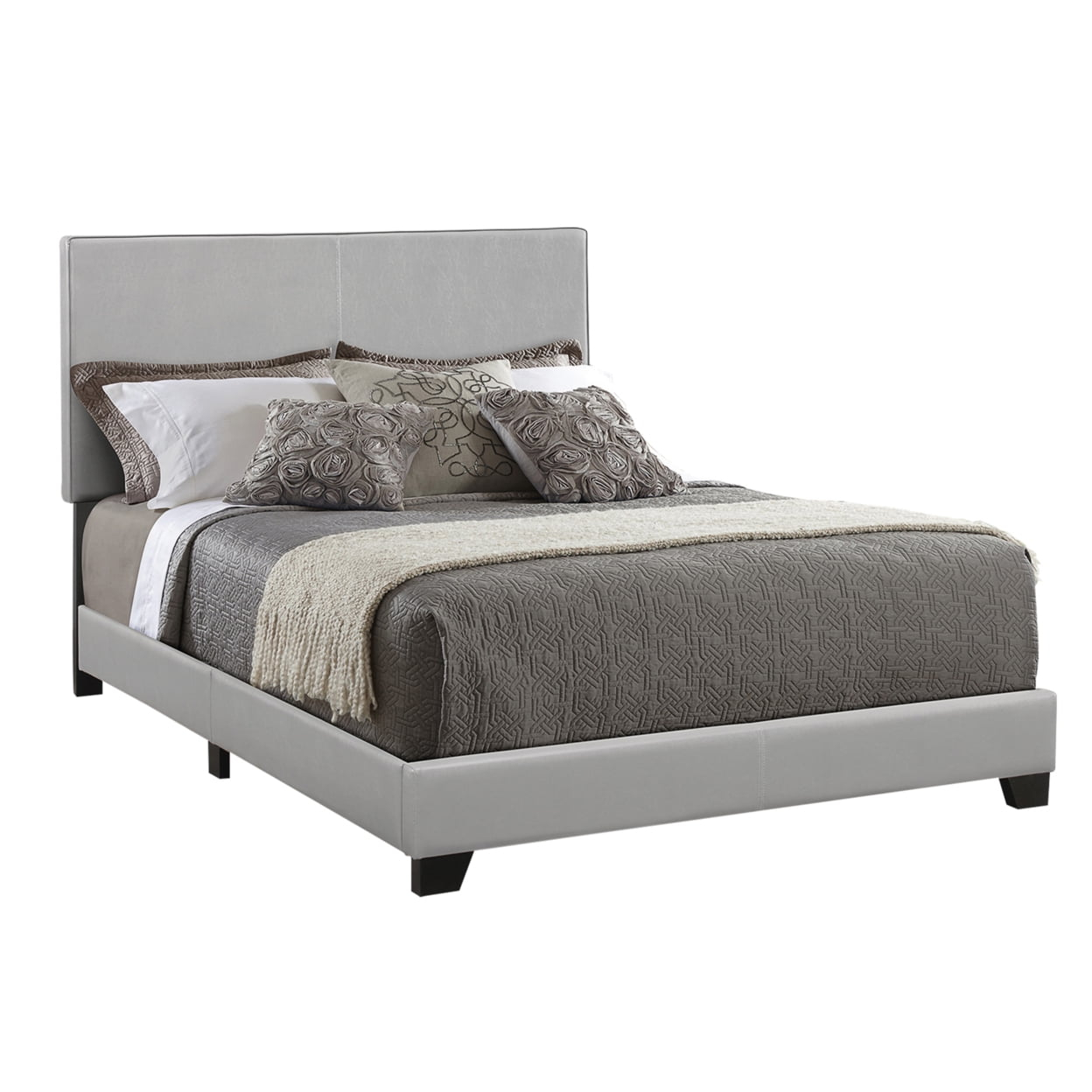 Dorian Upholstered Queen Bed Grey