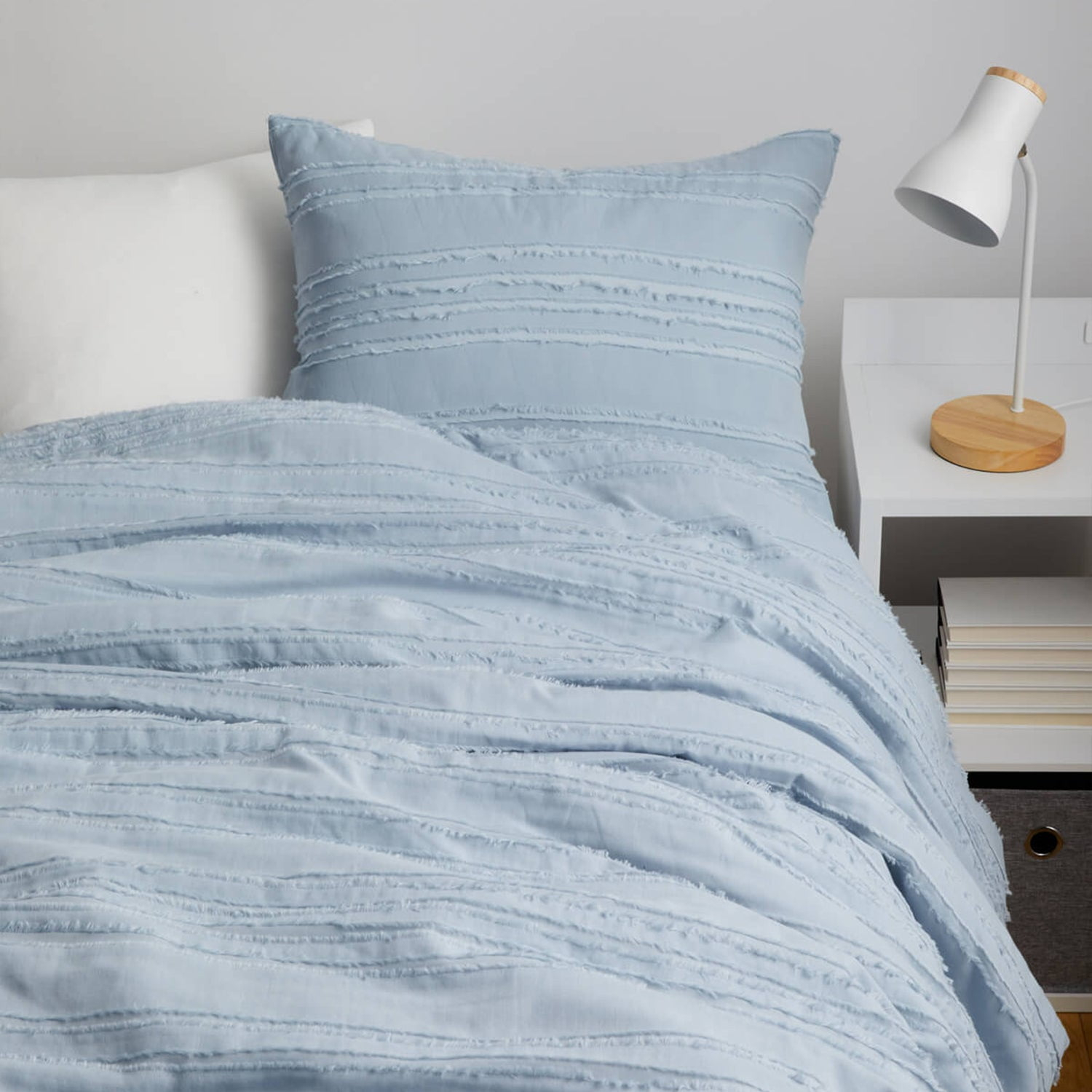 Juliette Eyelash Fringe Comforter and Sham Set